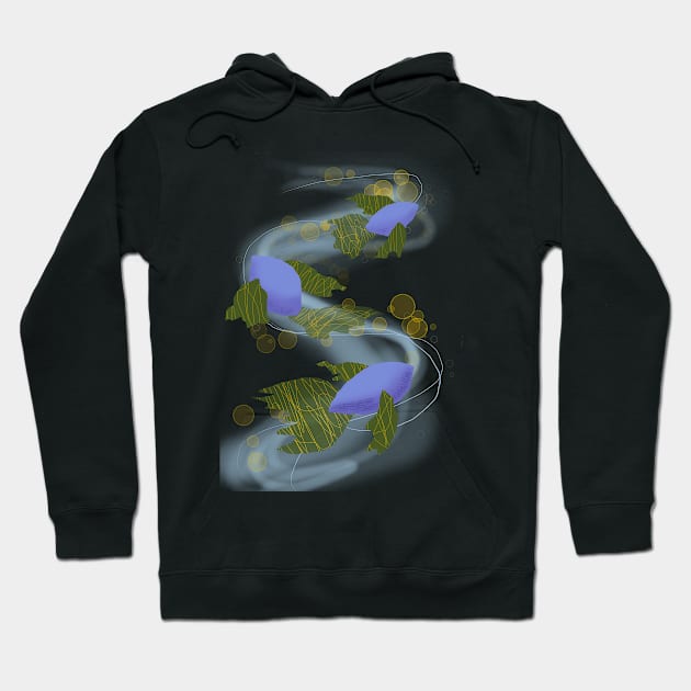 Fishy friends Hoodie by instinctiveArt